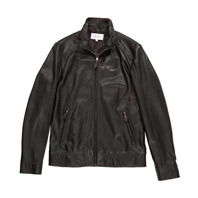 Reiss brown leather jackets